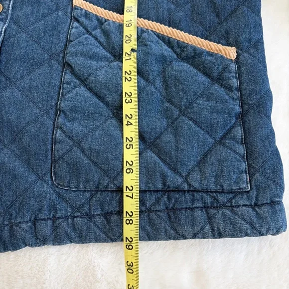 Ralph Lauren Denim Chore Barn Jacket with Corduroy Collar | L - Picture 13 of 15